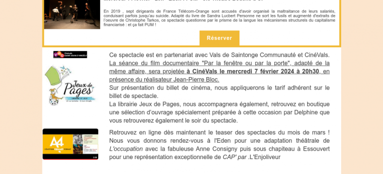 Newsletter Février 2024 Newsletter Février 2024