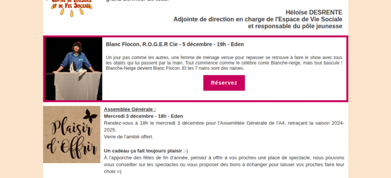 Newsletter Décembre 2025