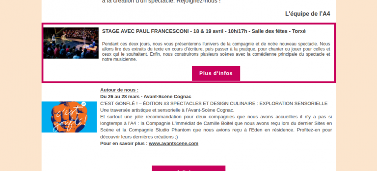 Newsletter Mars 2026